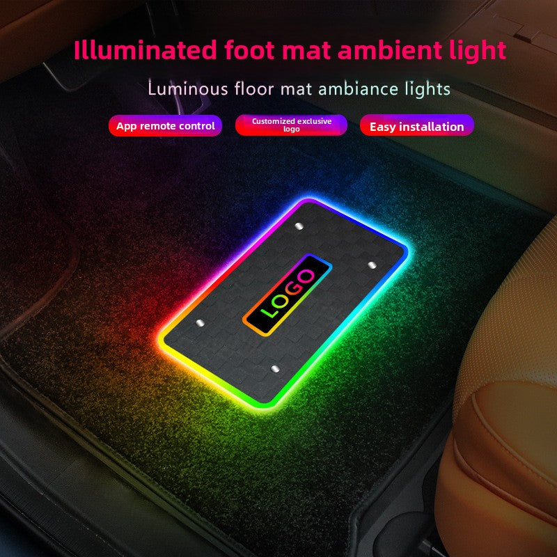 Multicolor LED Car Footwell Lights with Sound Activation