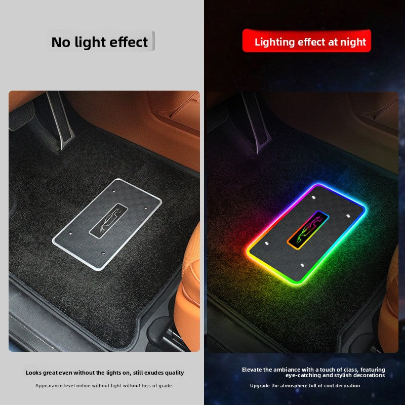 Multicolor LED Car Footwell Lights with Sound Activation