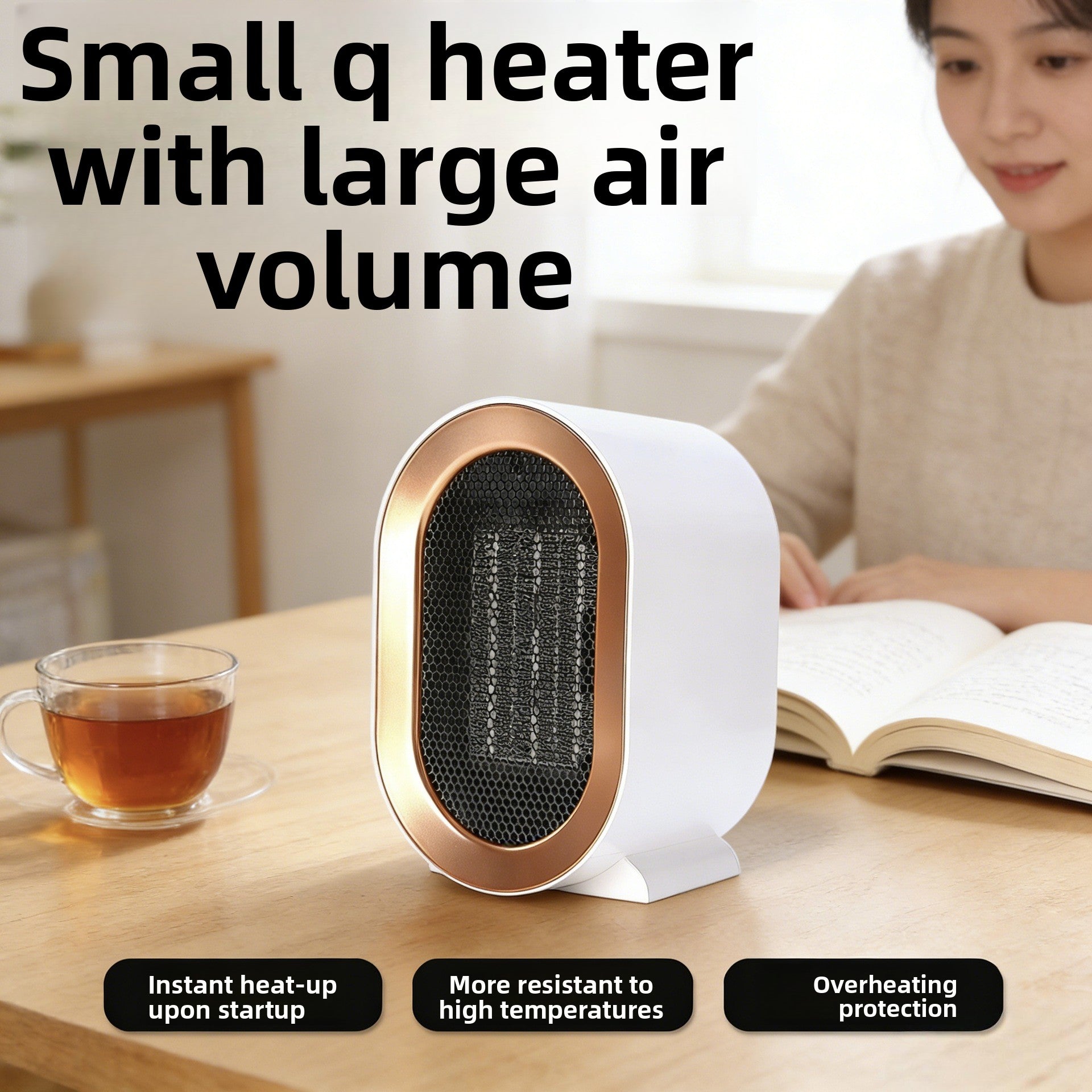 Warm air electric heater